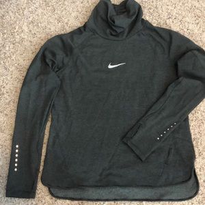 Nike running shirt with cowl neck